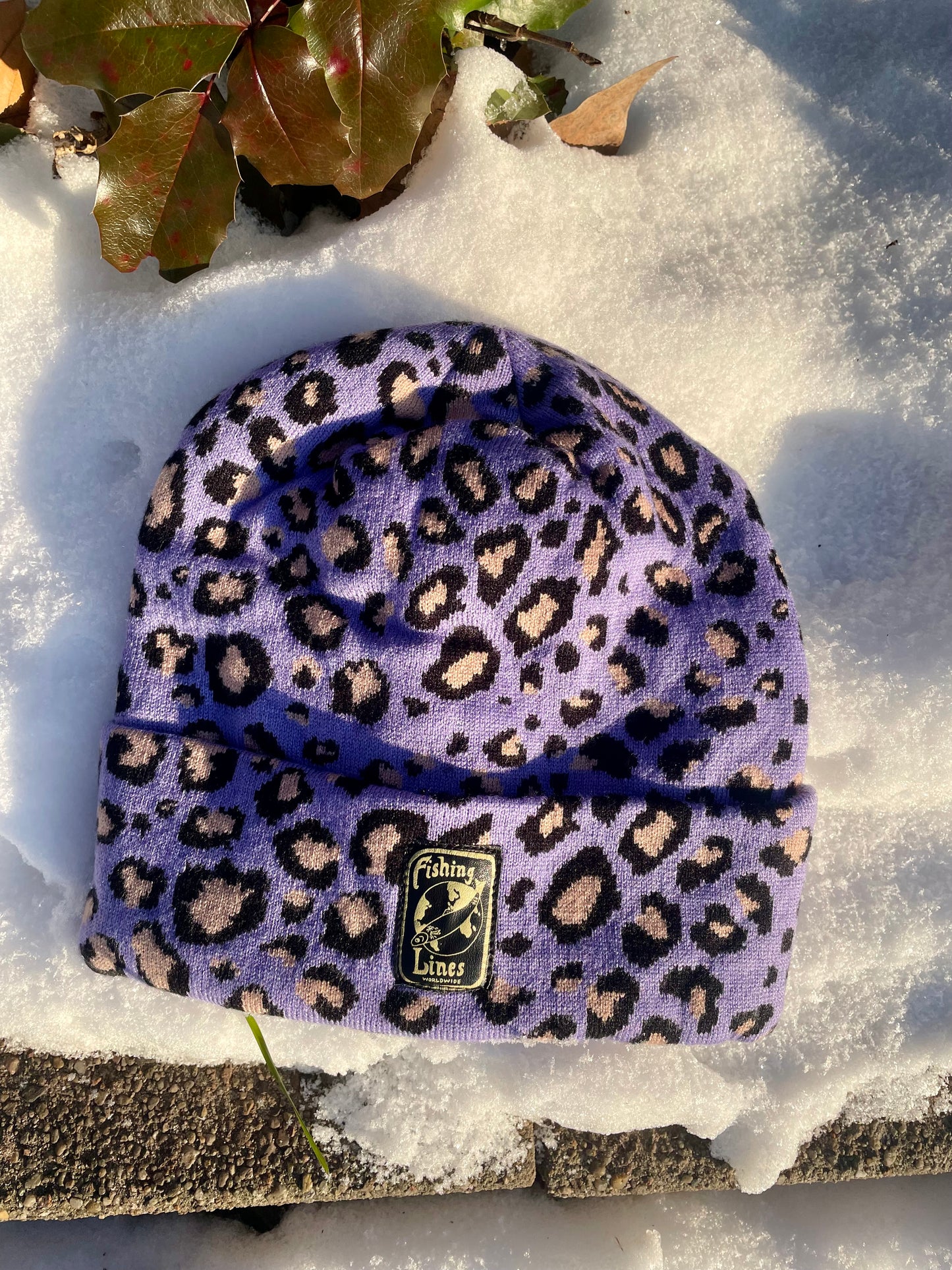 Purple Leo Beanie